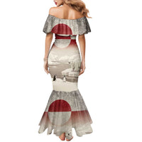 Greenland Flag Vintage Mermaid Dress Greenlander Flag With Polar Bear