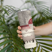 Greenland Flag Vintage Skinny Tumbler Greenlander Flag With Polar Bear