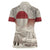Greenland Flag Vintage Women Polo Shirt Greenlander Flag With Polar Bear