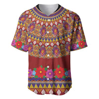 Greenland Costume Baseball Jersey Tradional Kalaallisuut Pattern