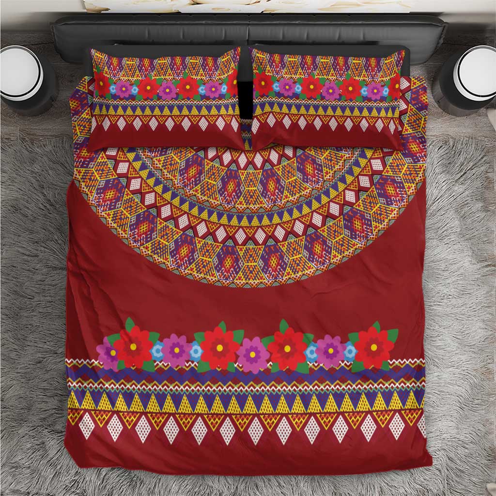 Greenland Costume Bedding Set Tradional Kalaallisuut Pattern