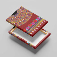 Greenland Costume Canvas Wall Art Tradional Kalaallisuut Pattern