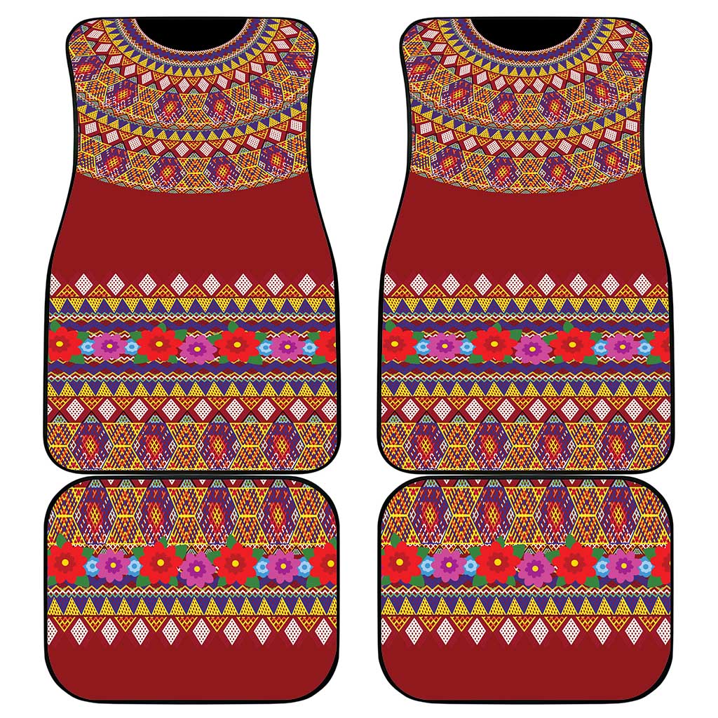 Greenland Costume Car Mats Tradional Kalaallisuut Pattern