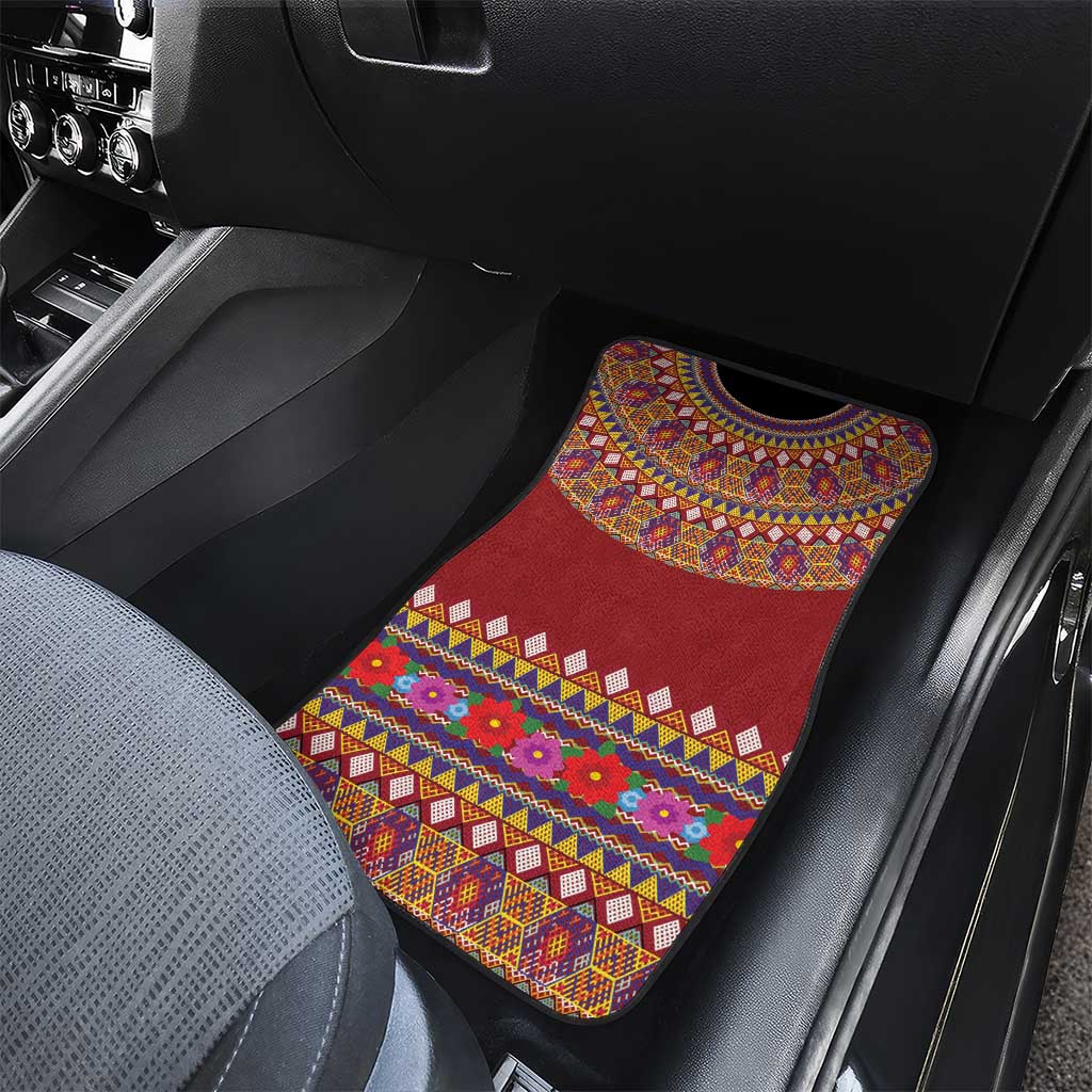 Greenland Costume Car Mats Tradional Kalaallisuut Pattern