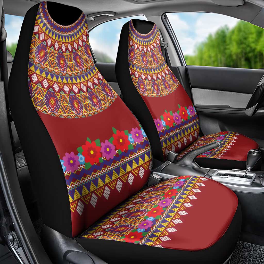 Greenland Costume Car Seat Cover Tradional Kalaallisuut Pattern