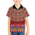 Greenland Costume Family Matching Long Sleeve Bodycon Dress and Hawaiian Shirt Tradional Kalaallisuut Pattern