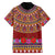 Greenland Costume Family Matching Off The Shoulder Long Sleeve Dress and Hawaiian Shirt Tradional Kalaallisuut Pattern
