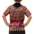 Greenland Costume Family Matching Off Shoulder Maxi Dress and Hawaiian Shirt Tradional Kalaallisuut Pattern