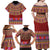 Greenland Costume Family Matching Off Shoulder Maxi Dress and Hawaiian Shirt Tradional Kalaallisuut Pattern