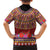 Greenland Costume Family Matching Short Sleeve Bodycon Dress and Hawaiian Shirt Tradional Kalaallisuut Pattern