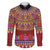 Greenland Costume Family Matching Short Sleeve Bodycon Dress and Hawaiian Shirt Tradional Kalaallisuut Pattern