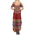 Greenland Costume Family Matching Summer Maxi Dress and Hawaiian Shirt Tradional Kalaallisuut Pattern