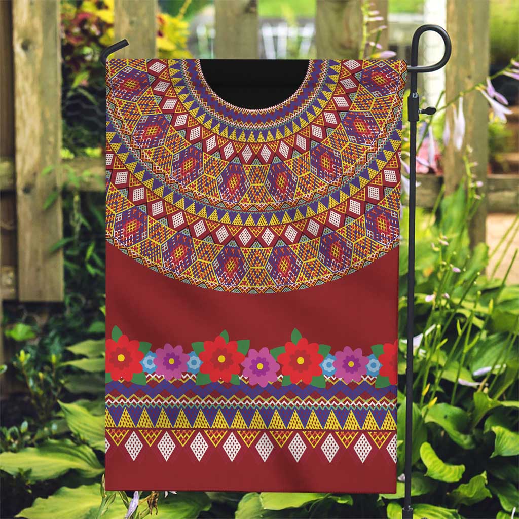 Greenland Costume Garden Flag Tradional Kalaallisuut Pattern