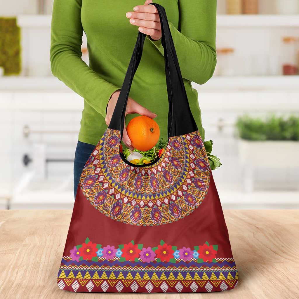 Greenland Costume Grocery Bag Tradional Kalaallisuut Pattern