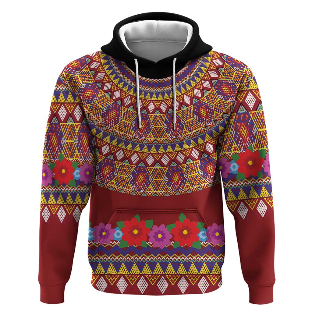 Greenland Costume Hoodie Tradional Kalaallisuut Pattern