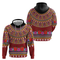 Greenland Costume Hoodie Tradional Kalaallisuut Pattern