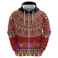 Greenland Costume Hoodie Tradional Kalaallisuut Pattern