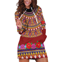 Greenland Costume Hoodie Dress Tradional Kalaallisuut Pattern