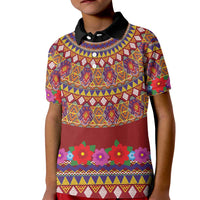 Greenland Costume Kid Polo Shirt Tradional Kalaallisuut Pattern