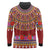 Greenland Costume Long Sleeve Polo Shirt Tradional Kalaallisuut Pattern
