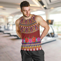 Greenland Costume Men Tank Top Tradional Kalaallisuut Pattern