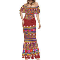 Greenland Costume Mermaid Dress Tradional Kalaallisuut Pattern