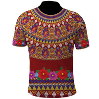 Greenland Costume Polo Shirt Tradional Kalaallisuut Pattern