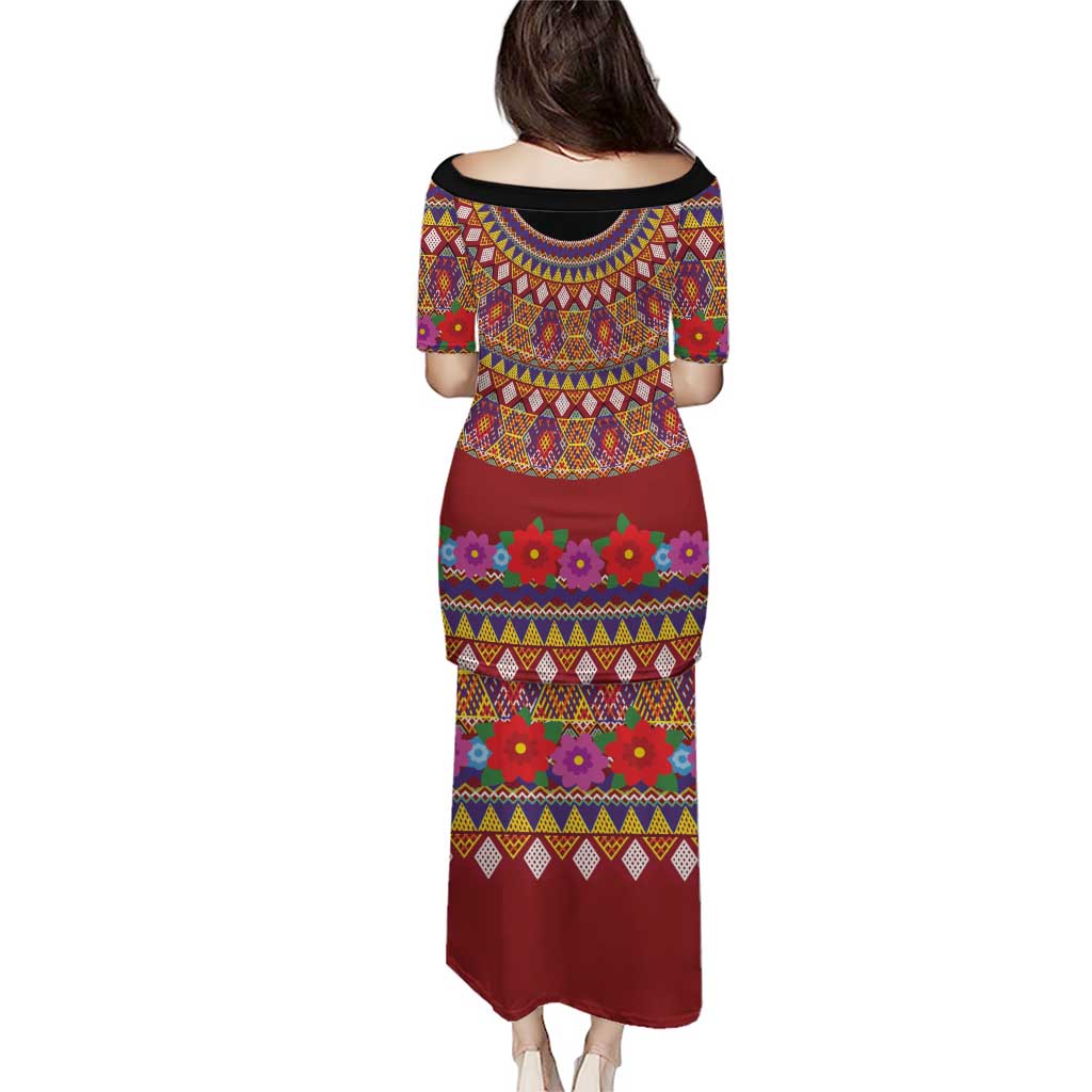 Greenland Costume Puletasi Tradional Kalaallisuut Pattern