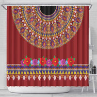 Greenland Costume Shower Curtain Tradional Kalaallisuut Pattern