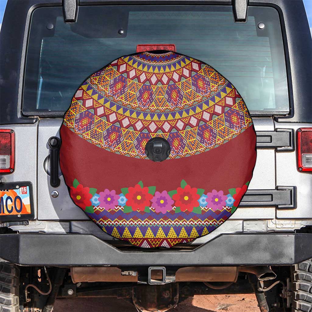 Greenland Costume Spare Tire Cover Tradional Kalaallisuut Pattern