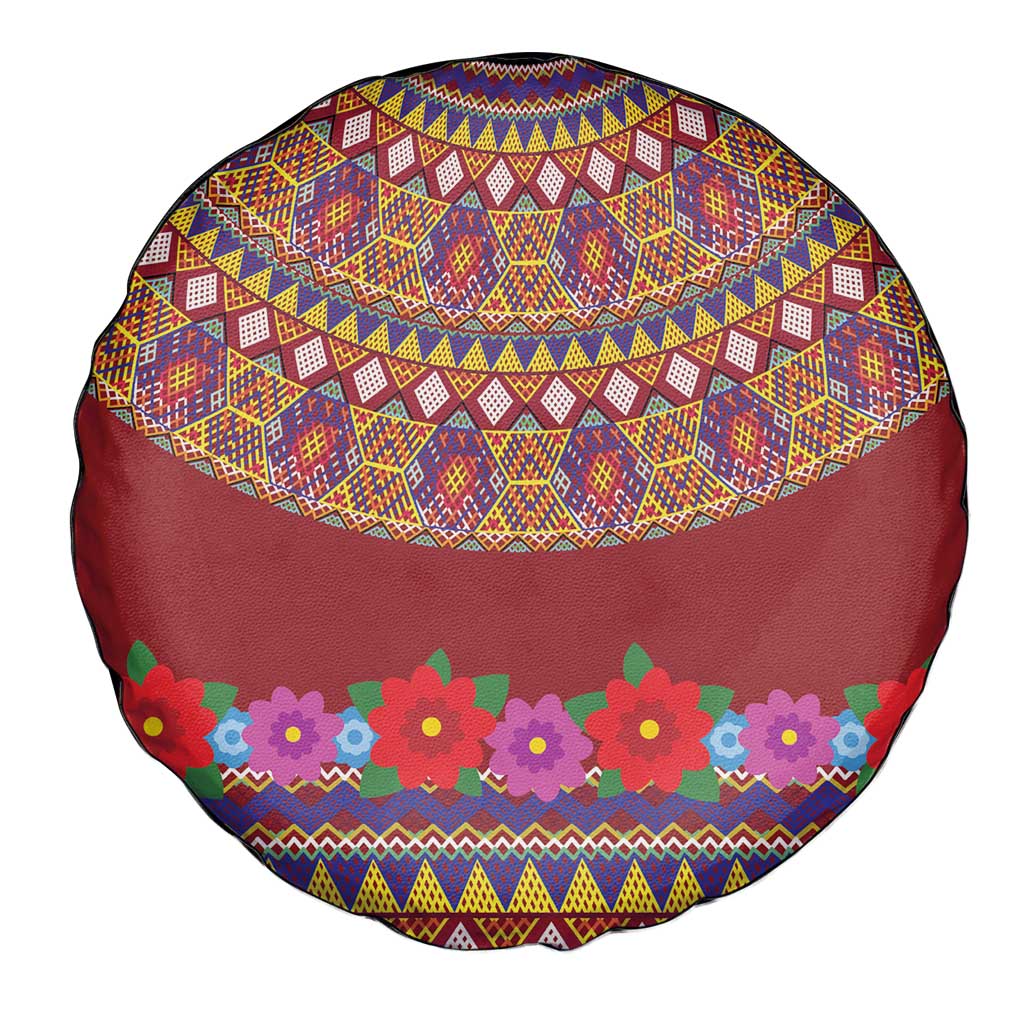 Greenland Costume Spare Tire Cover Tradional Kalaallisuut Pattern