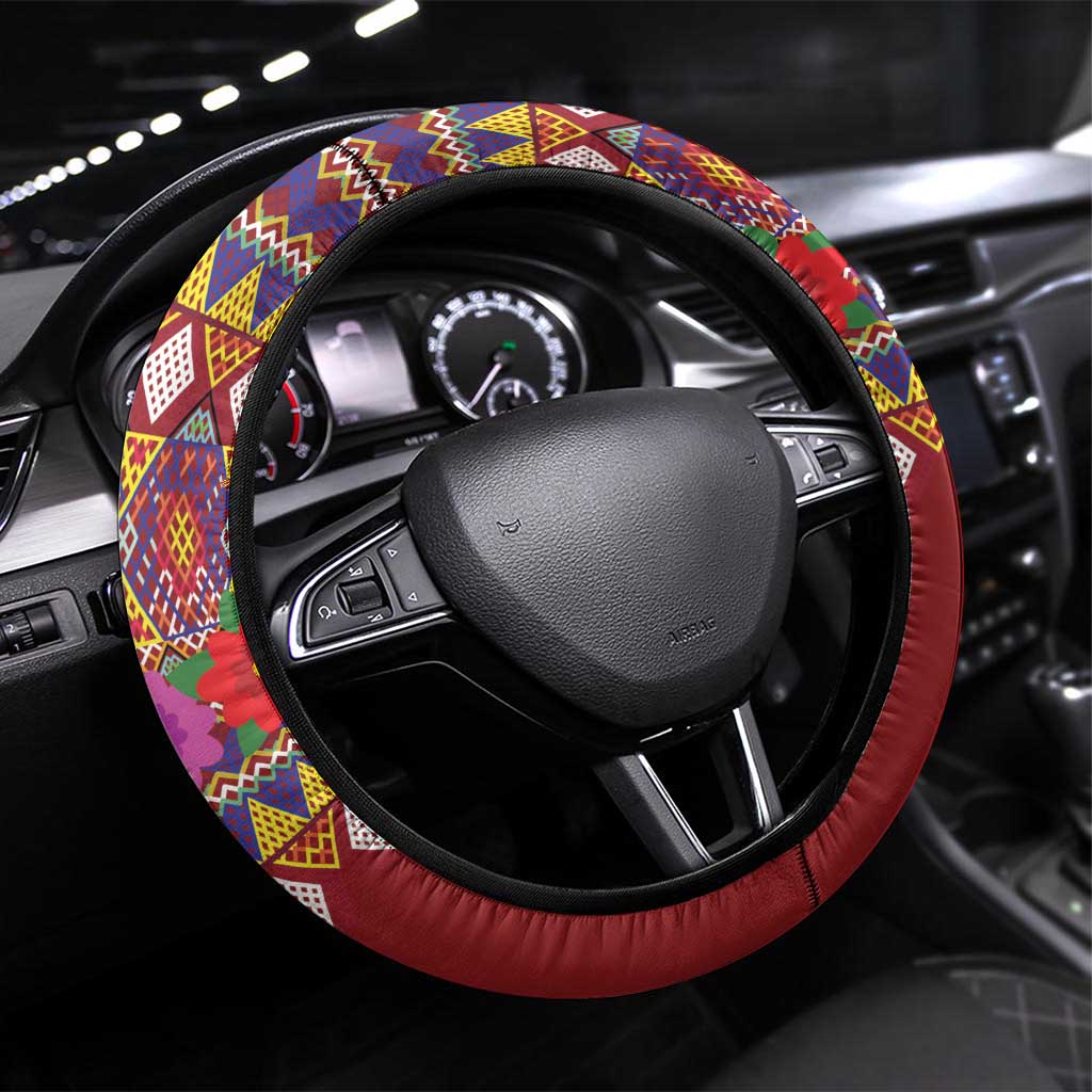 Greenland Costume Steering Wheel Cover Tradional Kalaallisuut Pattern
