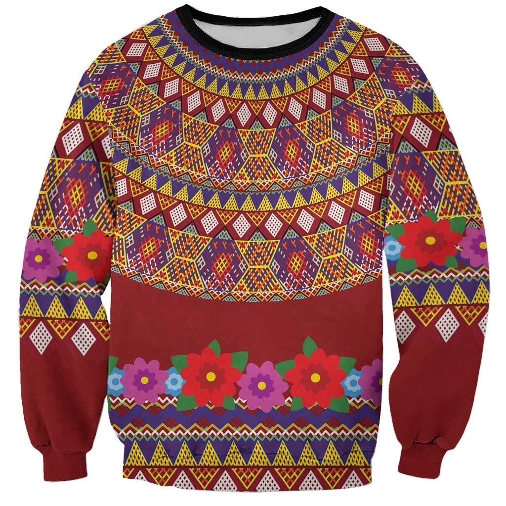 Greenland Costume Sweatshirt Tradional Kalaallisuut Pattern