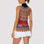 Greenland Costume Women Sleeveless Polo Shirt Tradional Kalaallisuut Pattern