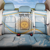 Custom Argentina Rugby Back Car Seat Cover Summer Paris 2024 LT9 - Wonder Print Shop