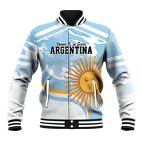 Custom Argentina Rugby Baseball Jacket Summer Paris 2024 LT9 - Wonder Print Shop