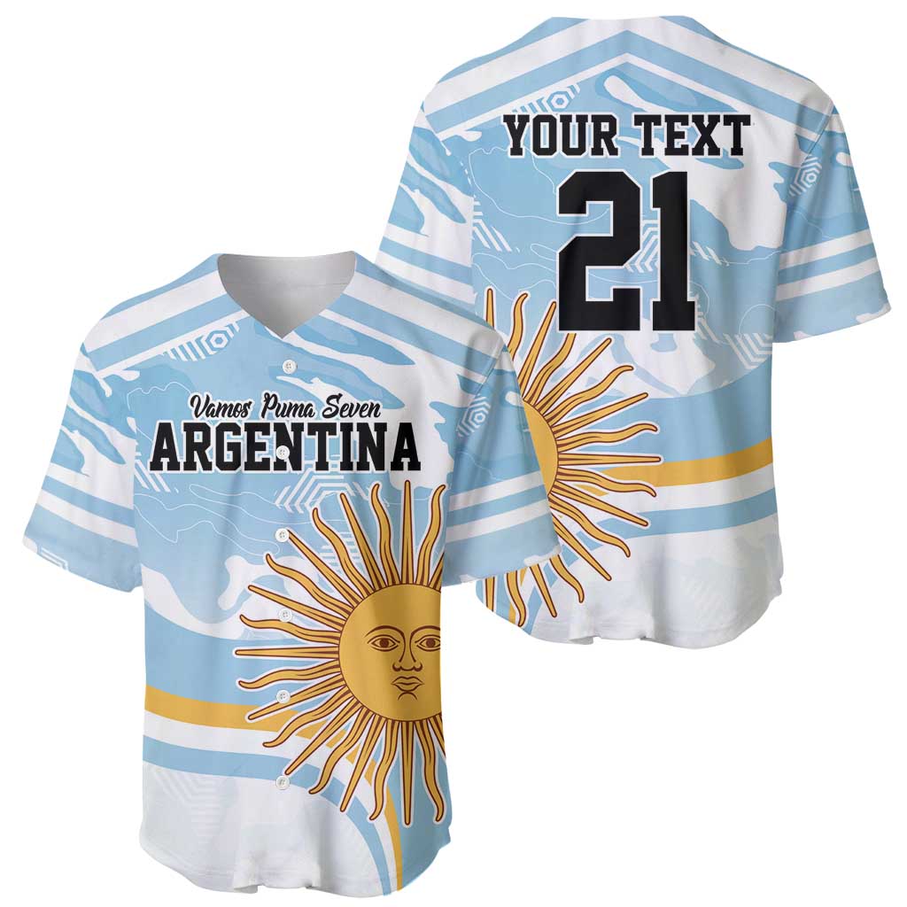 Custom Argentina Rugby Baseball Jersey Summer Paris 2024 LT9 - Wonder Print Shop