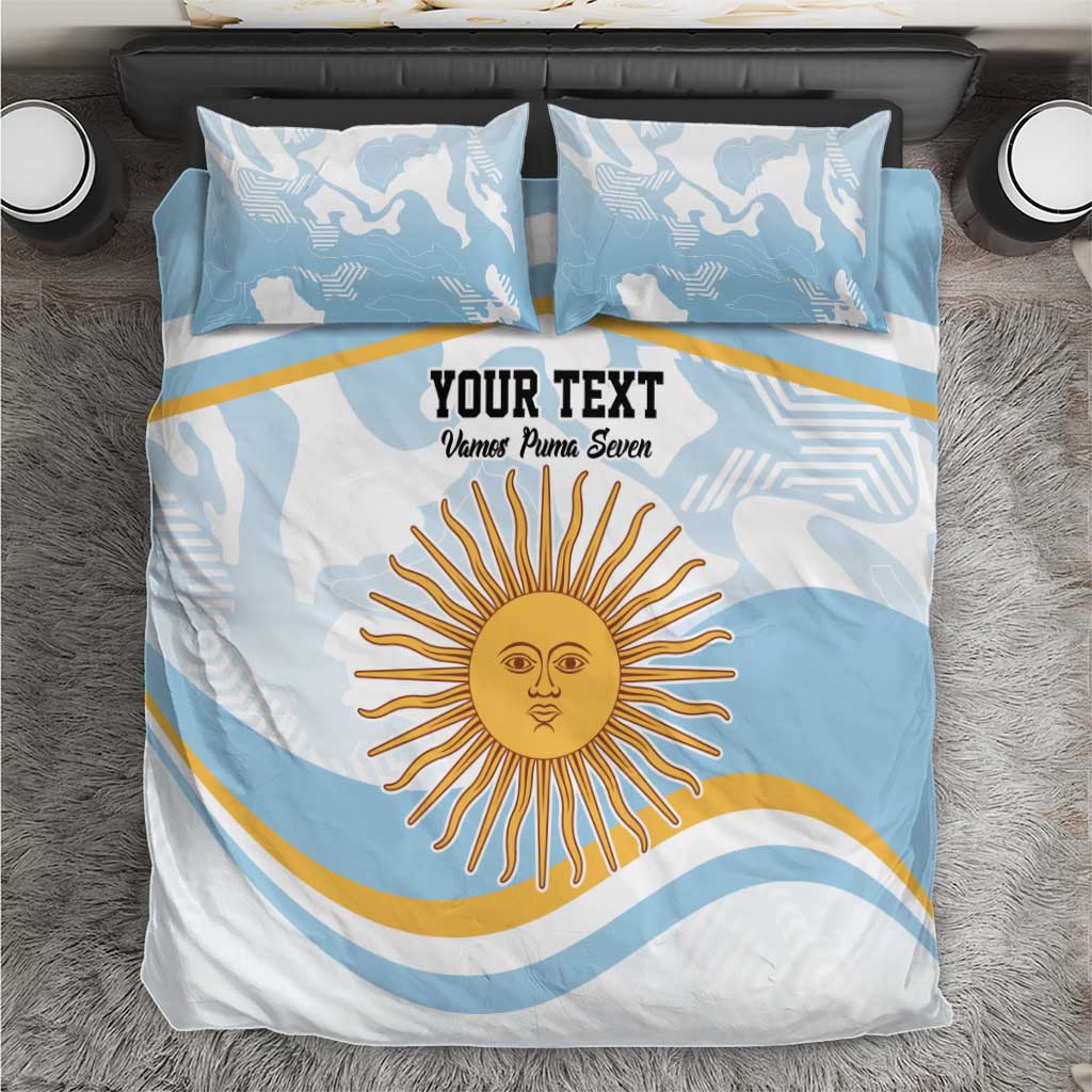 Custom Argentina Rugby Bedding Set Summer Paris 2024 LT9 - Wonder Print Shop