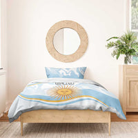 Custom Argentina Rugby Bedding Set Summer Paris 2024 LT9 - Wonder Print Shop