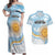 Custom Argentina Rugby Couples Matching Off Shoulder Maxi Dress and Hawaiian Shirt Summer Paris 2024 LT9 - Wonder Print Shop