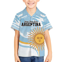 Custom Argentina Rugby Family Matching Long Sleeve Bodycon Dress and Hawaiian Shirt Summer Paris 2024 LT9 - Wonder Print Shop