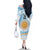 Custom Argentina Rugby Family Matching Off The Shoulder Long Sleeve Dress and Hawaiian Shirt Summer Paris 2024 - Wonder Print Shop