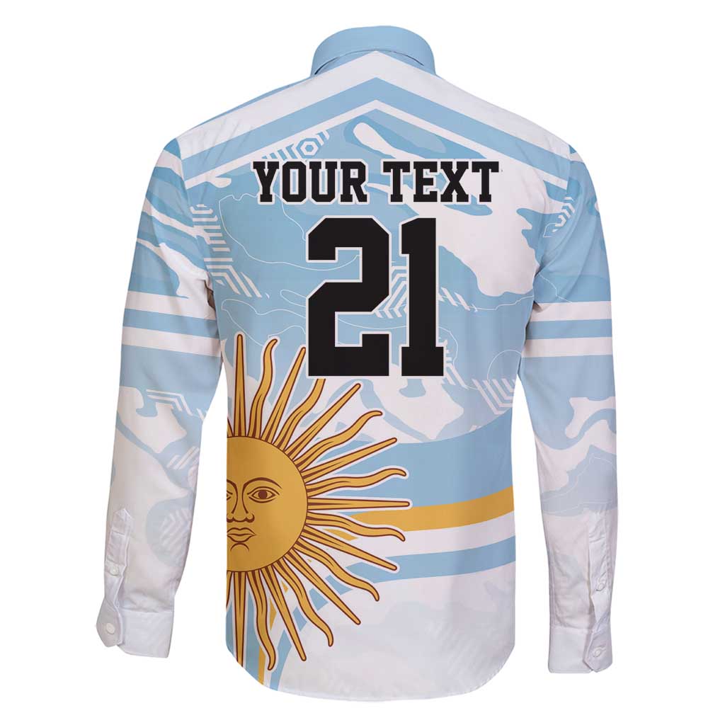 Custom Argentina Rugby Family Matching Off Shoulder Maxi Dress and Hawaiian Shirt Summer Paris 2024 LT9 - Wonder Print Shop