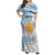 Custom Argentina Rugby Family Matching Off Shoulder Maxi Dress and Hawaiian Shirt Summer Paris 2024 LT9 - Wonder Print Shop