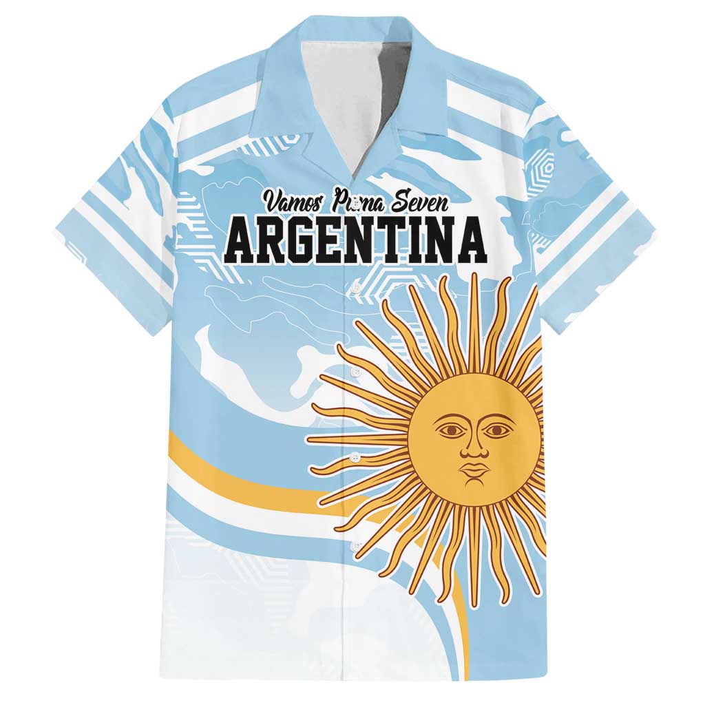 Custom Argentina Rugby Family Matching Summer Maxi Dress and Hawaiian Shirt Summer Paris 2024 - Wonder Print Shop