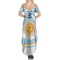 Custom Argentina Rugby Family Matching Summer Maxi Dress and Hawaiian Shirt Summer Paris 2024 - Wonder Print Shop