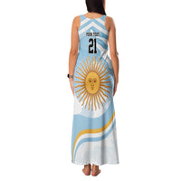 Custom Argentina Rugby Family Matching Tank Maxi Dress and Hawaiian Shirt Summer Paris 2024 - Wonder Print Shop