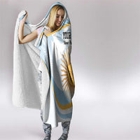 Custom Argentina Rugby Hooded Blanket Summer Paris 2024