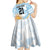 Custom Argentina Rugby Kid Short Sleeve Dress Summer Paris 2024 - Wonder Print Shop