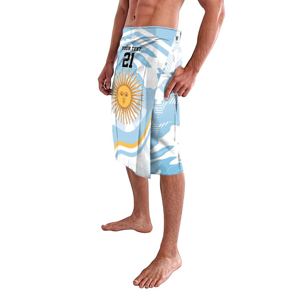 Custom Argentina Rugby Lavalava Summer Paris 2024 - Wonder Print Shop